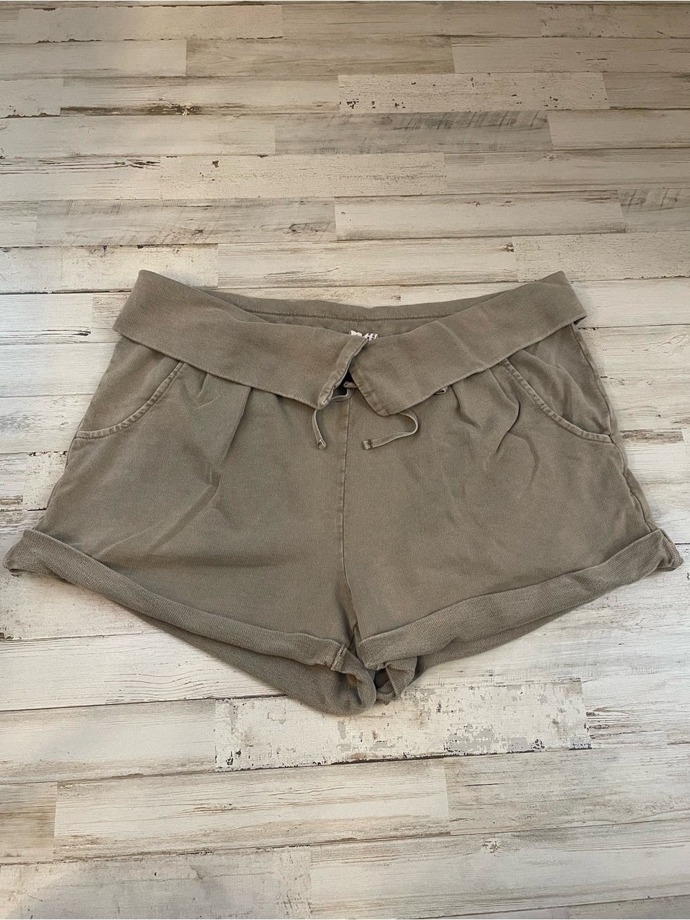 Free People Fold Over Shorts Size Large